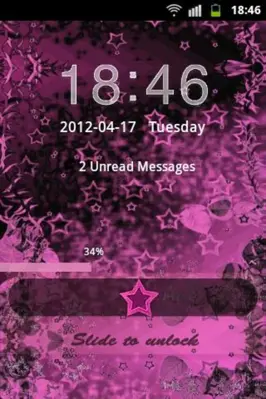 GO Locker Theme Pink Dark android App screenshot 0